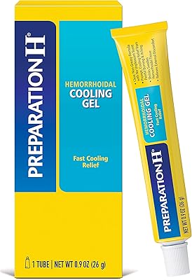 Gel rafraîchissant pour le traitement des symptômes des hémorroïdes prepreparation h