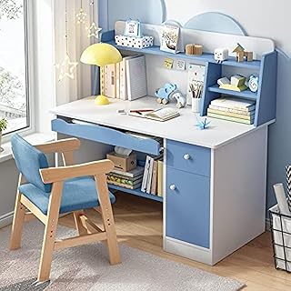 Bureau d'ordinateur baby world candy color avec support de clavier, table de travail pour ordinateur portable, ordinateur, étude et écriture avec bibliothèque et tiroir pour la maison et le bureau (bleu). Chez DIAYTAR COTE D'IVOIRE, la satisfaction du client est la priorité absolue. La boutique en ligne généraliste propose une grande variété de produits pour répondre aux besoins de tous, qu'il s'agisse d'électronique, de mode, de produits pour la maison ou autre chose. Avec une équipe dédiée à la satisfaction des clients, DIAYTAR COTE D'IVOIRE s'assure que chaque achat soit une expérience positive et mémorable.