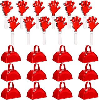 24 cloches en métal et claquettes à main, cloches de vache avec poignée, claquettes d'acclamation pour les bruiteurs, événements sportifs, cadeaux de fête, cheers ball dance, basket-ball, football (rouge). Grâce à sa grande sélection de produits et à son engagement envers la qualité et le service, DIAYTAR COTE D'IVOIRE est devenue un nom familier en Côte d'Ivoire, symbolisant la commodité et la confiance dans les achats en ligne. Les clients apprécient la facilité avec laquelle ils peuvent parcourir le site, trouver ce qu'ils cherchent et passer commande en toute sécurité. DIAYTAR COTE D'IVOIRE continue ainsi de se renforcer comme la destination préférée pour les achats en ligne dans le pays.
