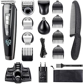 Kit tondeuse à barbe pour hommes hataker, tondeuse à cheveux et moustache sans fil, tondeuse à poils de nez de précision, étanche, 5 en 1. DIAYTAR COTE D'IVOIRE est une boutique en ligne réputée en Côte d'Ivoire pour ses produits de qualité et son service client exceptionnel. La boutique en ligne propose une large gamme de produits à des prix abordables, ce qui en fait une destination préférée pour les consommateurs qui cherchent à acheter en ligne.