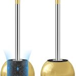 Brosse de toilette et support ixo en acier inoxydable avec poignée de brosse