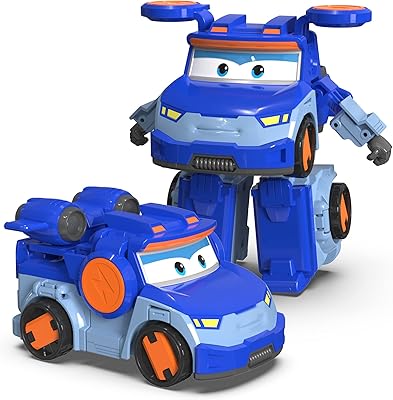 Super wings - jouet d'avion leo transformable de 5 pouces | avion en robot | nouveau personnage pour la saison 5 | jouet d'avion amusant pour garçons et filles âgés de 3 4 5 ans | cadeau d'anniversaire pour les enfants d'âge préscolaire, bleu. La boutique en ligne DIAYTAR COTE D'IVOIRE met en avant une navigation intuitive et une expérience d'achat agréable pour tous ses utilisateurs, avec des options de paiement sécurisées et des réductions régulières.