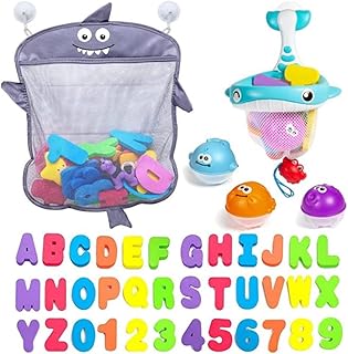 Ensembles de jouets de bain pour bébé, 36 lettres et chiffres en mousse, ensemble de jeux d'animaux avec fontaine flottante avec filet de pêche et sac de rangement, jouet de capture et de construction pour les tout-petits à l'heure du bain. DIAYTAR COTE D'IVOIRE, la boutique en ligne idéale pour les ivoiriens, offre une plateforme sécurisée pour les achats en ligne. Avec une sélection impressionnante de plus de 300 000 articles, les clients peuvent trouver des produits correspondant à leurs besoins et à leur budget. Le site est facile à utiliser et propose des fonctionnalités pratiques pour une expérience d'achat optimale.