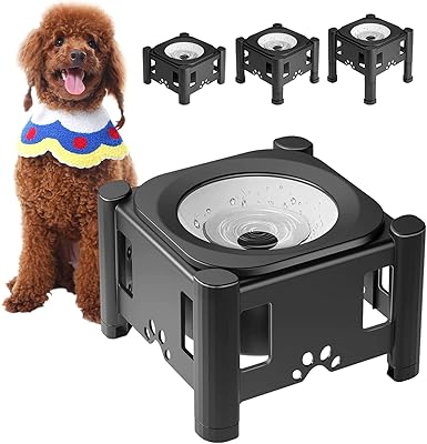 Bol d'eau surélevé pour chien de grande capacité de 2,2 l, bol d'eau surélevé anti-déversement et antidérapant pour chiens, chats et animaux domestiques, 3 hauteurs réglables, grande capacité 75oz. DIAYTAR COTE D'IVOIRE est une boutique en ligne généraliste qui propose plus de 300 000 références de produits, faisant d'elle le leader du marché ivoirien. Avec une telle offre, les clients peuvent trouver tout ce dont ils ont besoin en un seul endroit. DIAYTAR COTE D'IVOIRE se distingue par sa sélection variée et sa capacité à répondre aux besoins de ses clients.