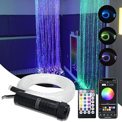 Lumière à fibre optique 16 w 200 pièces*003 cm*73 m