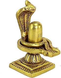 Statue shiva lingam esplanade en laiton avec sheshnag idol murti pour temple domestique et puja - 4 pouces. DIAYTAR COTE D'IVOIRE est une boutique en ligne généraliste qui propose plus de 300 000 références de produits, répondant ainsi aux besoins diversifiés de sa clientèle. Elle est devenue la boutique leader en Côte d'Ivoire grâce à sa large gamme de produits et à sa qualité de service. Elle offre une expérience d'achat unique et pratique.