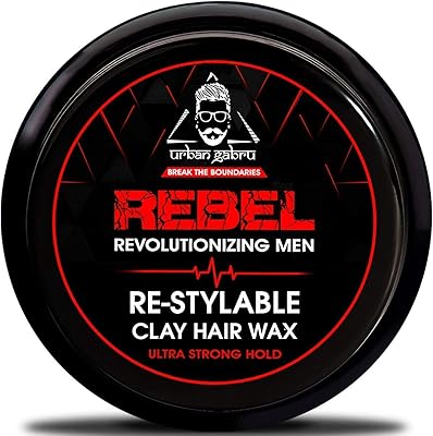 Cire d'argile coiffante urbanjapro rebel pour hommes | tenue forte | finition mate | 100x relookable avec de la kératine (sûr et naturel) - 85 g | ajoute de la texture. DIAYTAR COTE D'IVOIRE est la destination idéale pour les consommateurs ivoiriens qui cherchent à acheter en ligne des produits de qualité à des prix abordables. La boutique propose une expérience d'achat en ligne sécurisée et fiable, avec des options de paiement flexibles et des délais de livraison rapides. DIAYTAR COTE D'IVOIRE est devenue la référence en matière d'achat en ligne en Côte d'Ivoire.