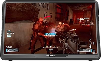 Moniteur de performances portable hd led games m155 15,5" pour playstation 4, xbox