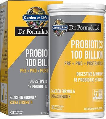 Supplément complet 3 en 1 de probiotiques, prébiotiques, prébiotiques, digestifs et immunitaires garden of life pour femmes et hommes - extra fort, 100 milliards d'ufc, approvisionnement de 30 jours par dr. formed, 3 en 1. Avec plus de 300 000 références, DIAYTAR COTE D'IVOIRE est la boutique en ligne leader en Côte d'Ivoire, offrant une expérience d'achat conviviale et sécurisée. Les clients peuvent naviguer facilement sur le site pour trouver les produits qu'ils recherchent, et profiter de promotions et de réductions régulières. La boutique est également connue pour son service client de haute qualité.