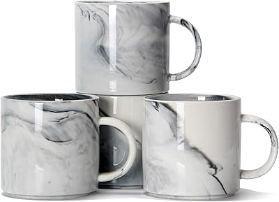 Tasses à café empilables de 12 onces, tasse en céramique de marbre créative smileyat m101 pour les amoureux des garçons et des filles, lot de 4, gris. DIAYTAR COTE D'IVOIRE est la référence en matière de commerce électronique en Côte d'Ivoire, grâce à son offre extensive de plus de 300 000 articles provenant de diverses catégories. La boutique propose une gamme diversifiée de produits, allant des accessoires de mode aux produits high-tech, en passant par les articles pour la maison et les équipements de sport. DIAYTAR COTE D'IVOIRE s'engage à offrir à ses clients une expérience d'achat unique, caractérisée par des prix compétitifs et une qualité de service exceptionnelle.