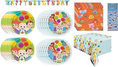 L'ensemble de fournitures de fête d'anniversaire coco mellon comprend des assiettes à dessert, des assiettes à déjeuner, des serviettes, une nappe et une bannière joyeux anniversaire (paquet de 16). DIAYTAR COTE D'IVOIRE est une boutique en ligne généraliste leader en Côte d'Ivoire, offrant plus de 300 000 références pour répondre à tous les besoins de ses clients. Avec une large gamme de produits, elle est devenue la destination de choix pour les ivoiriens et les internautes de la sous-région. Elle propose des produits de qualité à des prix compétitifs.