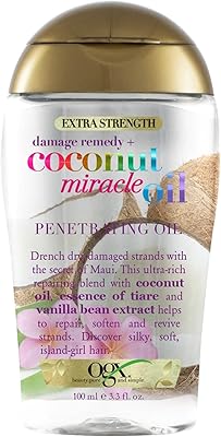 Huile de noix de coco miracle ogx 33 oz. DIAYTAR COTE D'IVOIRE est la boutique en ligne par excellence en Cote d'Ivoire, avec une offre de produits sans égale. Vous pouvez trouver tout ce qu'il vous faut, des produits pour la maison aux produits pour les loisirs, en passant par les produits pour les enfants et les adultes. La boutique en ligne DIAYTAR COTE D'IVOIRE est votre destination idéale pour faire vos achats en ligne.
