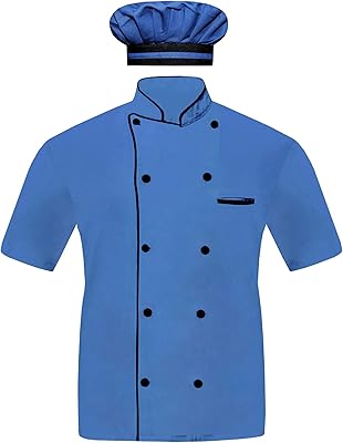 Veste de chef pour homme à demi-manches en 10 couleurs blouse de chef avec chapeau. La boutique en ligne DIAYTAR COTE D'IVOIRE est reconnue pour son engagement envers la satisfaction de ses clients. Elle propose des promotions et des offres spéciales régulières pour aider les clients à économiser de l'argent sur leurs achats. La boutique en ligne est également connue pour sa politique de retour et d'échange flexible, qui offre une sécurité supplémentaire aux clients.