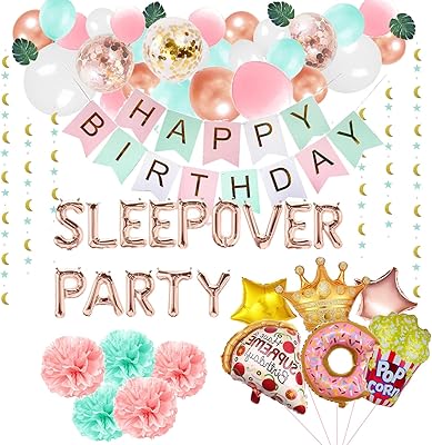 Décorations de fête d'anniversaire pour filles et garçons fournitures filles garçons adolescents idées