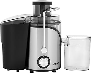 Extracteur de jus geepas en acier inoxydable | récipient à pulpe extra large de 1,4 l et tasse à jus de 500 ml | protection contre la surchauffe et double dispositif de verrouillage de sécurité |. DIAYTAR COTE D'IVOIRE met en avant sa qualité de service et sa rapidité de livraison pour satisfaire pleinement les attentes de ses clients.