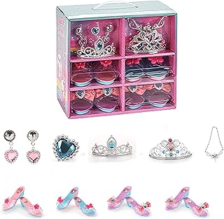 Bijoux de princesse, chaussures élégantes et élégantes (4 paires de chaussures à talons pour filles), accessoires de costumes de jeu de rôle, diadèmes, colliers, bracelets, bagues, cadeaux de beauté, jouets pour filles de 2 à 6 ans. DIAYTAR COTE D'IVOIRE est une boutique en ligne généraliste qui propose plus de 300 000 références de produits divers. Elle est reconnue comme l'une des boutiques en ligne les plus populaires de Côte d'Ivoire, offrant une large gamme de produits allant de l'électronique à la mode en passant par les produits alimentaires.
