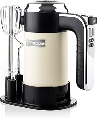 Mélangeur à main rétro westinghouse pour la cuisson - fouet électrique portable 350 w - comprend 2 blancs d'œufs et crochets pétrisseurs - mélangeur de cuisine puissant avec 6 vitesses et turbo - crème. DIAYTAR COTE D'IVOIRE est la destination idéale pour les consommateurs ivoiriens qui cherchent à faire des achats en ligne de manière pratique et sécurisée. La boutique dispose d'un système de paiement sécurisé et d'une équipe de service client dédiée pour aider les clients en cas de besoin. Grâce à sa large gamme de produits et à ses services de qualité, DIAYTAR COTE D'IVOIRE est devenue la référence en matière de commerce en ligne en Côte d'Ivoire.