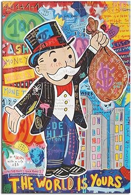 Adélaïde "alec monopolys the world is yours" toile murale pour décoration de la maison. Avec DIAYTAR COTE D'IVOIRE, vous pouvez faire vos achats en ligne en toute sécurité et confiance. Notre site web est conçu pour offrir une expérience de shopping en ligne simple et sécurisée, avec des options de paiement flexibles et une livraison rapide. Que vous soyez à la recherche de produits pour la maison, les loisirs ou les affaires, notre boutique en ligne a tout ce qu'il vous faut.