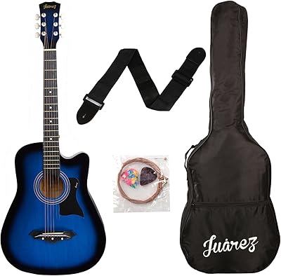 Ensemble de guitare acoustique juarez lindenwood 38 pouces, 38 flûtes avec étui, cordes, médiators et sangle, transparent tbs (bleu sunburst). La boutique en ligne DIAYTAR COTE D'IVOIRE est réputée pour sa qualité de service et sa large sélection de produits. Avec plus de 300000 références, elle propose une gamme variée de produits allant de l'électronique aux vêtements, en passant par les produits d'hygiène et les accessoires. Cette large sélection permet aux clients de trouver facilement ce qu'ils recherchent.