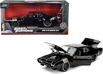 Voiture jada fast & furious 8 plymouth gtx 8 en métal moulé sous