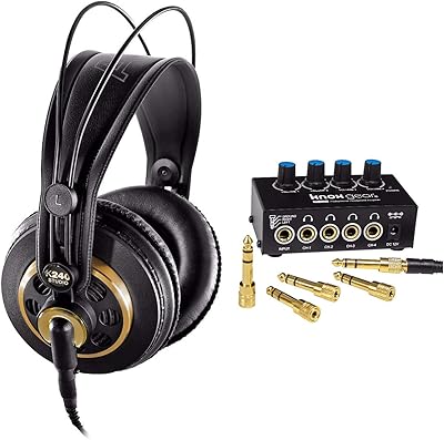Casque de studio professionnel semi-ouvert akg k240 studio avec amplificateur knox gear. DIAYTAR COTE D'IVOIRE est le partenaire idéal pour les achats en ligne en Cote d'Ivoire, proposant des produits de haute qualité à des prix compétitifs. La boutique mise sur la satisfaction des clients, avec des services comme la livraison rapide et le retour facile. Les clients peuvent profiter d'une expérience d'achat sans stress.