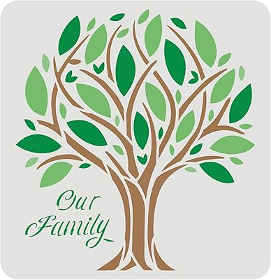 Fingerinspire pochoir d'arbre généalogique 30x30 cm créez un modèle de pochoir d'arbre généalogique de bricolage avec nos mots de famille pochoir de décoration d'intérieur en plastique réutilisable pour peindre sur un mur de plancher en bois. DIAYTAR COTE D'IVOIRE, c'est plus de 300 000 références pour vous permettre de trouver tout ce dont vous avez besoin en un seul endroit. En tant que leader du e-commerce en Côte d'Ivoire, nous proposons une gamme variée de produits allant de l'électronique à la mode, en passant par les produits ménagers et bien plus encore. Nous sommes là pour vous offrir la meilleure expérience d'achat en ligne.