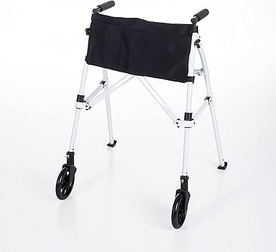 Déambulateur pliable standard, léger et pliable pour adultes et personnes âgées