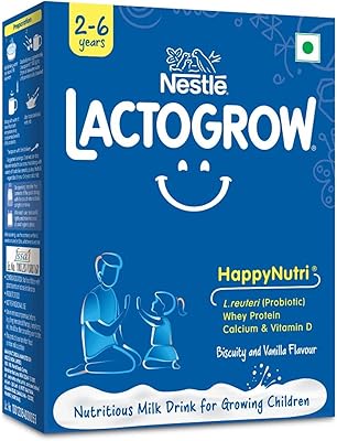 Nestlé lactogrow, boisson lactée nutritive pour enfants/enfants/tout-petits en pleine croissance, nutriments pour le fonctionnement