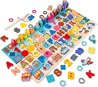 Jouet puzzle en bois 7 en 1 pour bébé, jouets montessori avec alphabet, chiffres et jouets assortis de transport, jouets éducatifs puzzle pour garçons et filles de 3 ans. Diayar Côte d’Ivoire, en tant que boutique en ligne leader, se distingue par son vaste catalogue de plus de 300 000 articles. Cela lui permet de répondre aux besoins et aux attentes de ses clients en leur offrant des produits de toutes catégories, allant de la mode et du lifestyle aux électroniques et accessoires. Son équipe travaille sans relâche pour proposer des produits de qualité à des prix compétitifs.