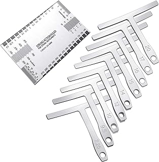 10 outils luthier inclus 9 jauges de diamètre sous les cordes et 1