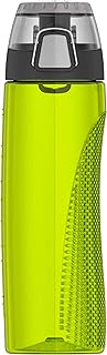 Bouteille d'hydratation thermos 24 oz en tritan avec échelle de 24 oz, vert