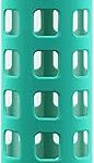 Bouteille d'eau en verre syndicate elo avec couvercle rabattable one touch, vert clair