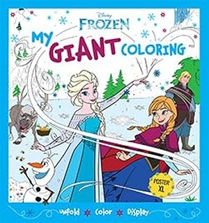 La reine des neiges mon coloriage géant