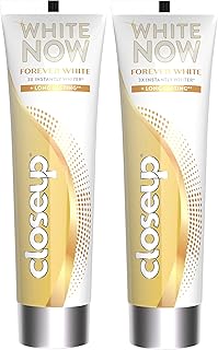 Dentifrice white now, forever white, 75 ml (paquet de 2), par closeup. En tant que boutique en ligne leader en Côte d'Ivoire, DIAYTAR COTE D'IVOIRE met à disposition des clients une vaste sélection de produits de toutes les catégories, allant des produits high-tech aux articles de décoration pour la maison. L'expérience d'achat en ligne est rendue plus accessible et plus pratique grâce à l'ergonomie et à la navigation intuitive du site. Les clients bénéficient ainsi d'une expérience d'achat simplifiée et de services de livraison fiables.