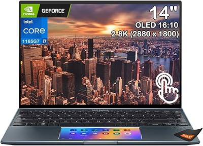 Asus zenbook 14\" oled 2,8k (2880 x 1800) écran tactile pour ordinateur portable core i7-1165g7 nvidia geforce mx450 550 nits 100 % dci-p3 pantone rétroéclairé kb harman/kardon win11 pro avec tapis de souris (16 go de ram | 2 to ssd pcie). La boutique en ligne DIAYTAR COTE D'IVOIRE est conçue pour être utilisateur-friendly, avec des fonctionnalités telles que la recherche de produits, les filtres de catégorie et les évaluations des clients. Les clients peuvent ainsi naviguer facilement à travers la boutique et trouver les produits qu'ils cherchent rapidement. La boutique propose également des applications mobiles pour les clients qui préfèrent faire leurs achats en ligne via leur smartphone ou leur tablette.