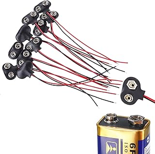 Connecteur de batterie 9 v, pince de montage de batterie 9 v