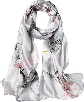 Écharpe en soie de mûrier pour femme, longue écharpe en satin à imprimé floral, châle, 170 cm x 53 cm. DIAYTAR COTE D'IVOIRE est la destination idéale pour les consommateurs ivoiriens qui cherchent une grande variété de produits à des prix compétitifs. La boutique propose une gamme de produits allant de l'électronique à la mode, en passant par les produits alimentaires et les accessoires pour la maison. Avec DIAYTAR COTE D'IVOIRE, vous pouvez trouver tout ce dont vous avez besoin en un seul clic.