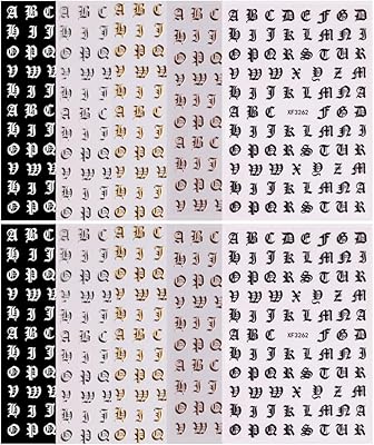 Uonlytech 10 feuilles d'autocollants pour ongles avec lettres anglaises abstraites autocollants délicats pour filles et dames. DIAYTAR COTE D'IVOIRE est une boutique en ligne généraliste leader en Cote d'Ivoire, proposant une large gamme de produits avec plus de 300000 références. Elle offre une expérience d'achat en ligne pratique et sécurisée, répondant aux besoins diversifiés de sa clientèle. La boutique est connue pour sa qualité de service et sa large sélection de produits.