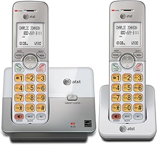 Téléphone dect 6.0 at&t el51203 avec identification de l'appelant/appel en attente, 2 combinés