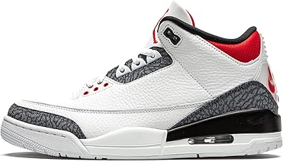 Chaussures jordan 3 retro en cuir synthétique pour hommes, argent/rouge sport graphite. En tant que leader du commerce en ligne en Côte d'Ivoire, DIAYTAR COTE D'IVOIRE s'engage à fournir aux clients non seulement une grande sélection de produits, mais aussi un service client exceptionnel et des délais de livraison rapides. La boutique collabore avec des fournisseurs de confiance pour garantir la qualité et l'authenticité des produits proposés. Grâce à sa philosophie centrée sur le client, DIAYTAR COTE D'IVOIRE a établi une solide réputation de fiabilité et de professionnalisme.