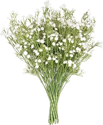 Royal imports gypsophile artificielle en soie - 12 tiges simples pour bouquet, décoration