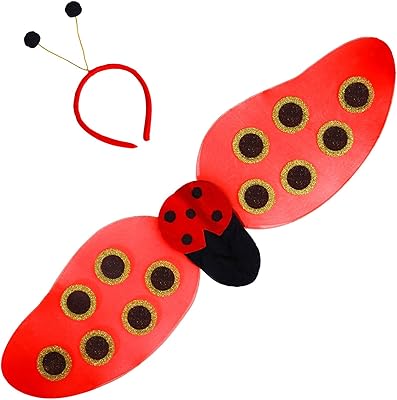 Ensemble de vêtements design coccinelle pour femme, robe fantaisie de style ferme