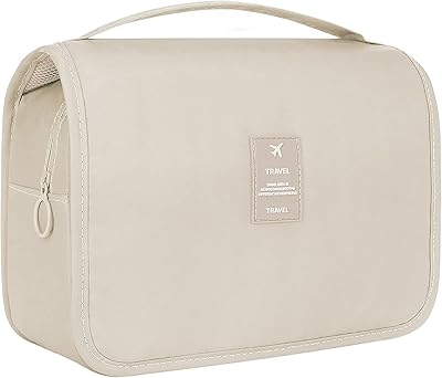 Trousse de toilette de voyage à suspendre pour femmes et hommes organisateur