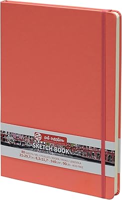 Carnet de croquis d'art créatif royal talens a4, 80 feuilles 140 g/m2 21 x 29,7 cm - couverture rouge corail. DIAYTAR COTE D'IVOIRE, boutique en ligne généraliste, est la référence en matière de commerce électronique en Côte d'Ivoire. La boutique propose des produits de qualité, des prix compétitifs et un service client de haute qualité. DIAYTAR COTE D'IVOIRE est la boutique en ligne la plus fiable et la plus sécurisée de Côte d'Ivoire.