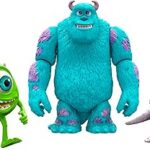 Mattel disney et pixar storyteller, ensemble de 3 figurines sulley mike et boo