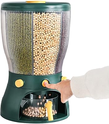 Boîte de conservation alimentaire rotative multifonctionnelle temax pour diviseur de riz, insectes