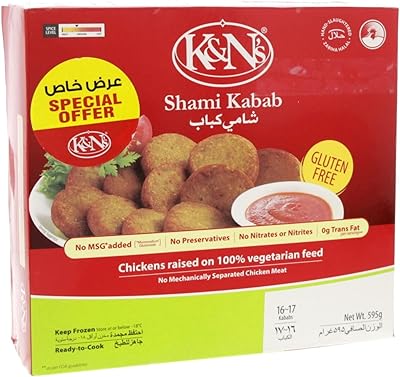 Shami kebab à la viande de poulet k&n, 595 grammes. DIAYTAR COTE D'IVOIRE est une boutique en ligne généraliste qui propose plus de 300 000 références de produits diversifiés, faisant d'elle la boutique leader en Côte d'Ivoire. Avec une gamme étendue de produits, les clients peuvent trouver tout ce dont ils ont besoin en un seul endroit. DIAYTAR COTE D'IVOIRE se distingue par sa qualité de service et sa livraison rapide.