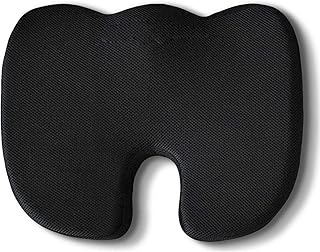 Coussin de siège orthopédique en mousse à mémoire de forme pour coccyx