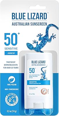 Bâton de protection solaire minérale blue lizard pour peaux sensibles avec oxyde. En tant que leader du marché en ligne en Côte d'Ivoire, DIAYTAR COTE D'IVOIRE garantit la qualité et la disponibilité de ses produits. Les clients bénéficient d'une livraison rapide et d'un service client convivial et réactif. La boutique en ligne est accessible 24h/24 et 7j/7 pour une expérience d'achat sans contrainte.