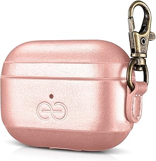 Étui airpods pro dream homme avec clip porte-clés, étui airpods en cuir végétalien